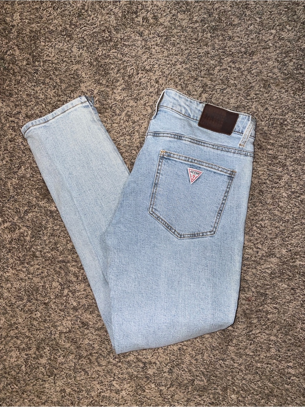 Guess Men's Skinny Jeans Light Blue